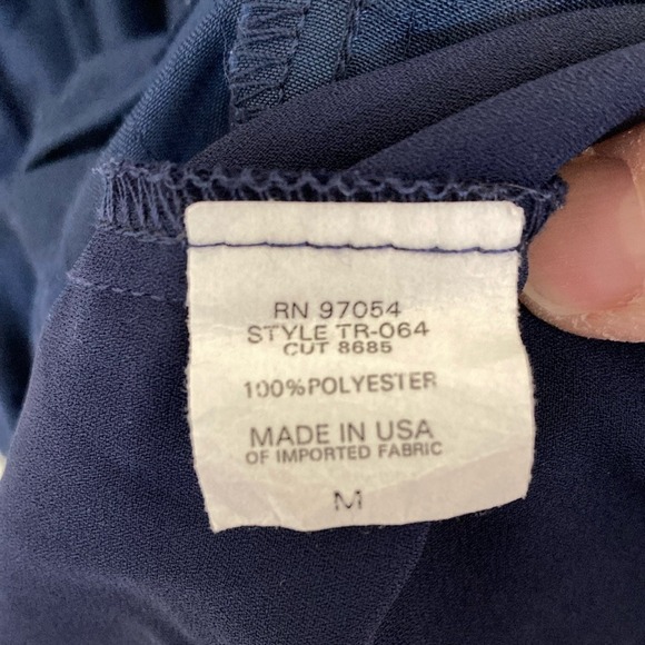 Three Eighty Two Womens Navy Star Romper Size M Nautical Americana Summer July 4 - Picture 8 of 13